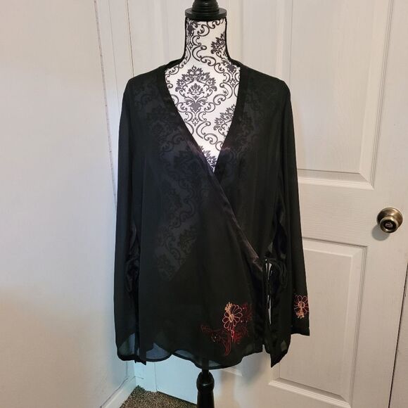 Lane Bryant woman's kimono style cardigan - Picture 1 of 8